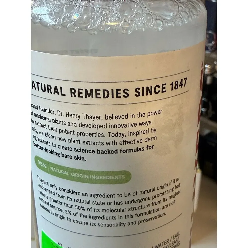Thayers Cucumber Witch Hazel Face Toner w Aloe Vera 355 mL - NEW / SEALED